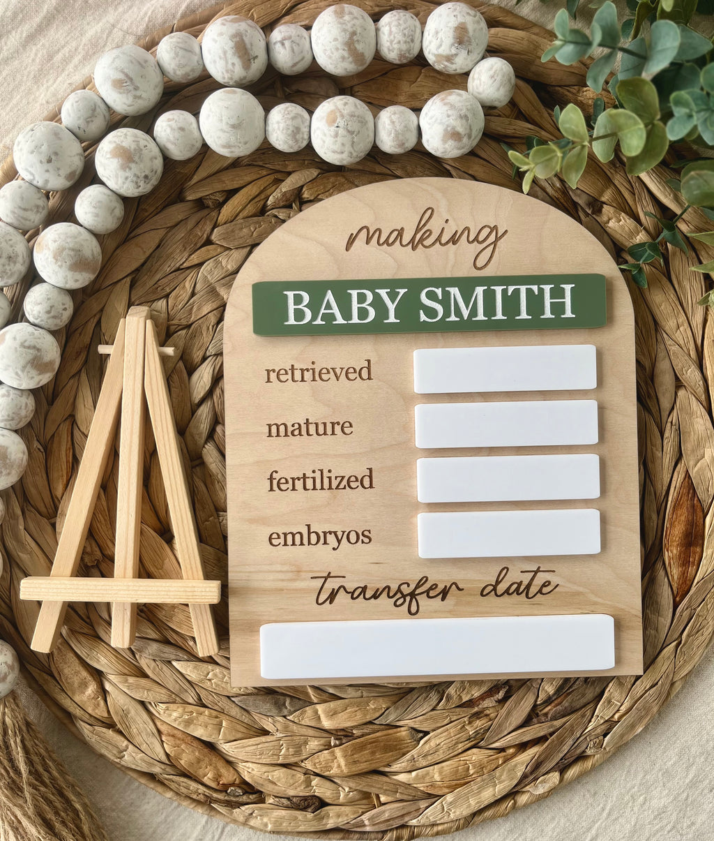 IVF Sign with Transfer Date
