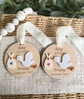Stork Pregnancy Announcement Ornament