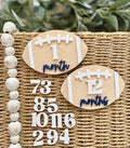 Interchangeable Football Milestone Set