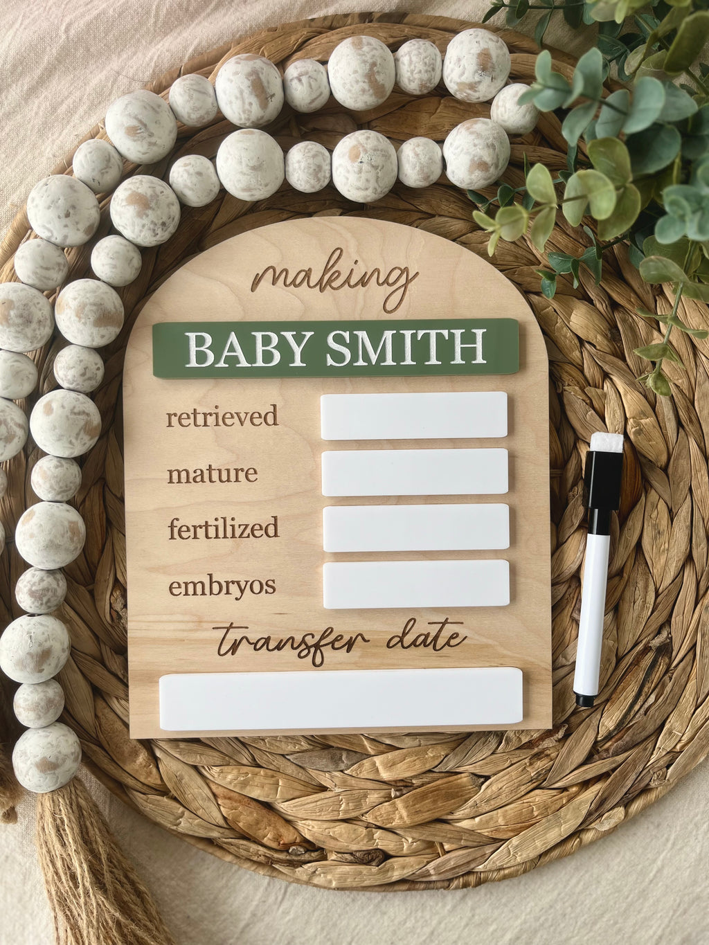 IVF Sign with Transfer Date