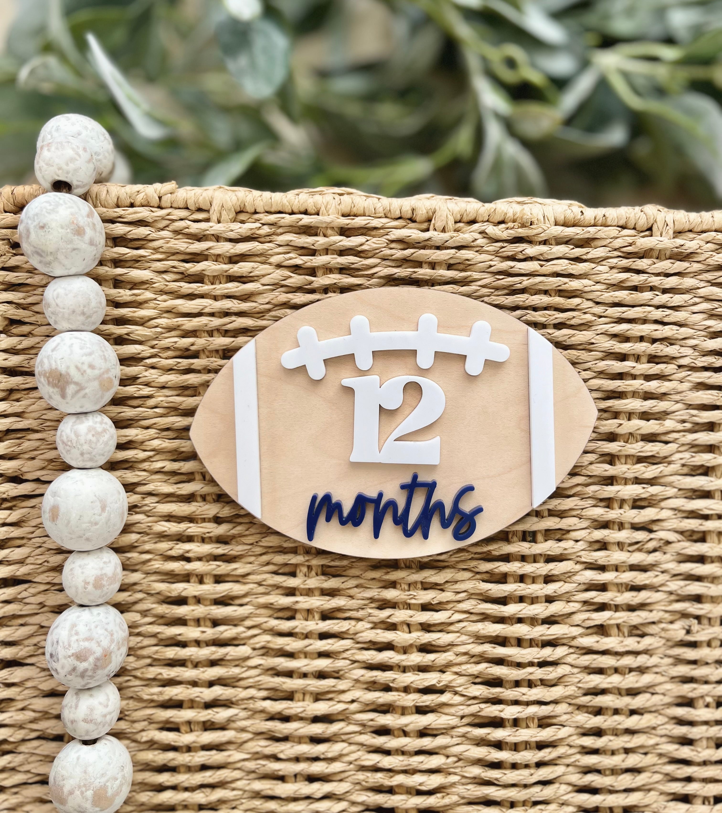 Interchangeable Football Milestone Set